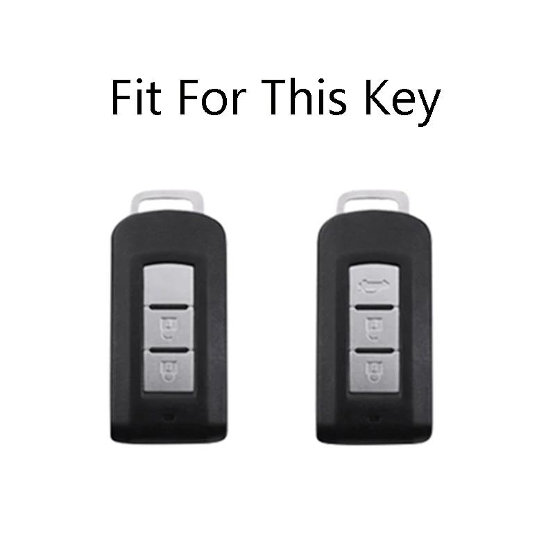 Car Remote Key Case Cover Shell For Mitsubishi Outlander ASX Pajero LANCER Sport Eclipse Cross Protective Fob Accessories