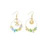 Tassel Starfish Dangle Earrings Bead Drop Earrings Fashion Jewelry Irregular Earrings  Party
