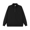 320g Stand Collar Half-Zip Unisex Hoodie - Trendy Loose Fit American Style