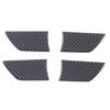 For Toyota Highlander 2022-2025 Soft Carbon Fiber Car Inner Door Bowl Panel Decorative Stickers Car Interior Accessories