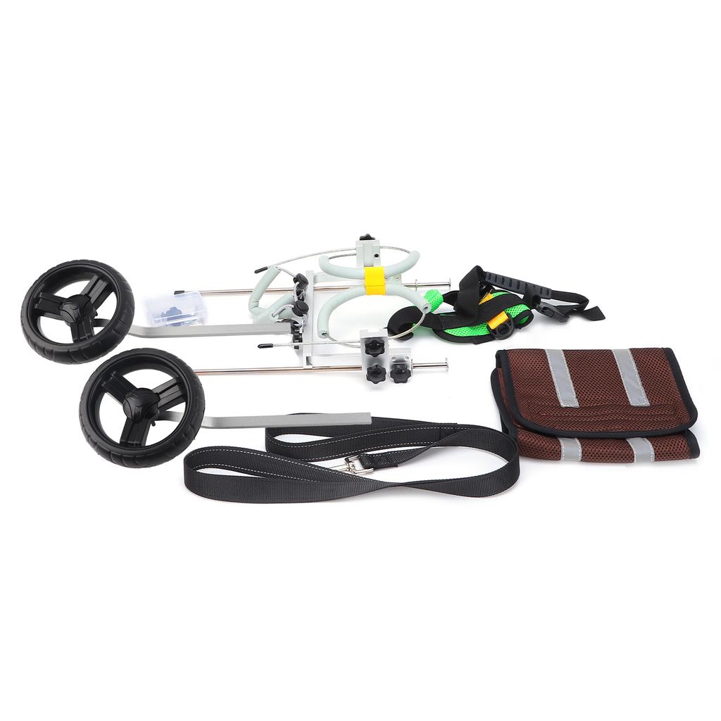 Pet Wheelchair Adjustable Easy Assemble Hind Legs Rehabilitation Dog Cart for Small Dog Puppy Cat