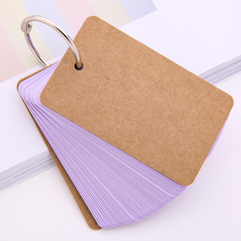 Schüler Leere Vokabelkarten: Robustes Loseblatt-Taschennotizbuch für DIY-Memos und Journaling