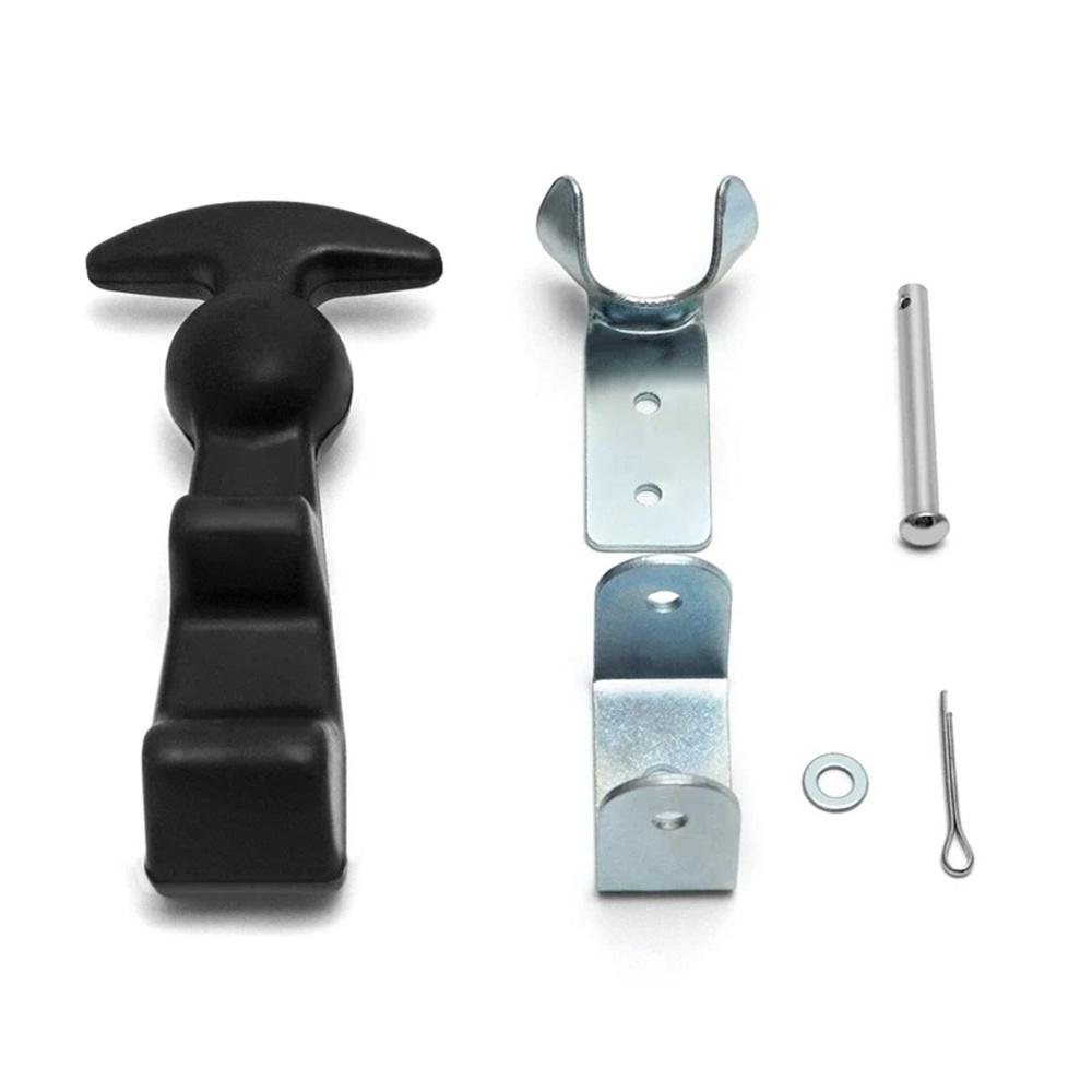 2x Flexible Hood Catch T-Handle Draw Latch For Cooler, Tool Box, Vehicle Engine