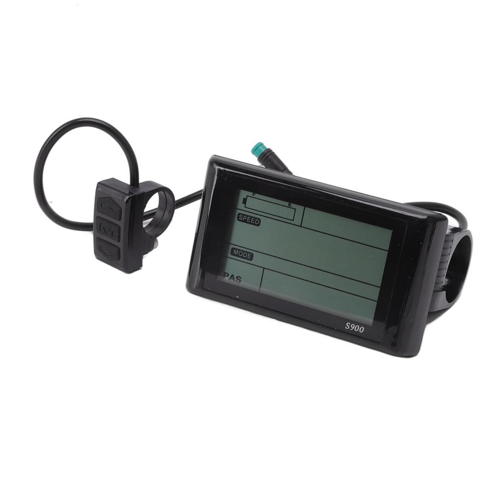 S900 Electric Bicycle LCD Display 24V 36V 48V Waterproof Real Time Recording for Scooter Electric