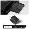 Instrument Panel Storage Box for Tesla Cybertruck 2025 Silicone Screen Rear Storage Box Hidden Tissue Tray Holder Accessories