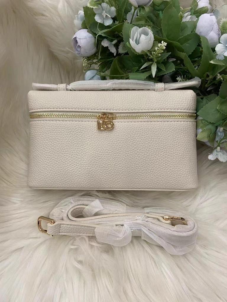LP19 Złoty Lunchbox Torba Crossbody - Modna Jesień/Zima 2025 Torba na Ramię w Stylu Hong Kongu