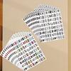 480/960pcs Cartoon Expressions Stickers Self-Adhesive Eyes Mouth Sticker With Playful Faces For Scrapbook DIY Decoration Parties
