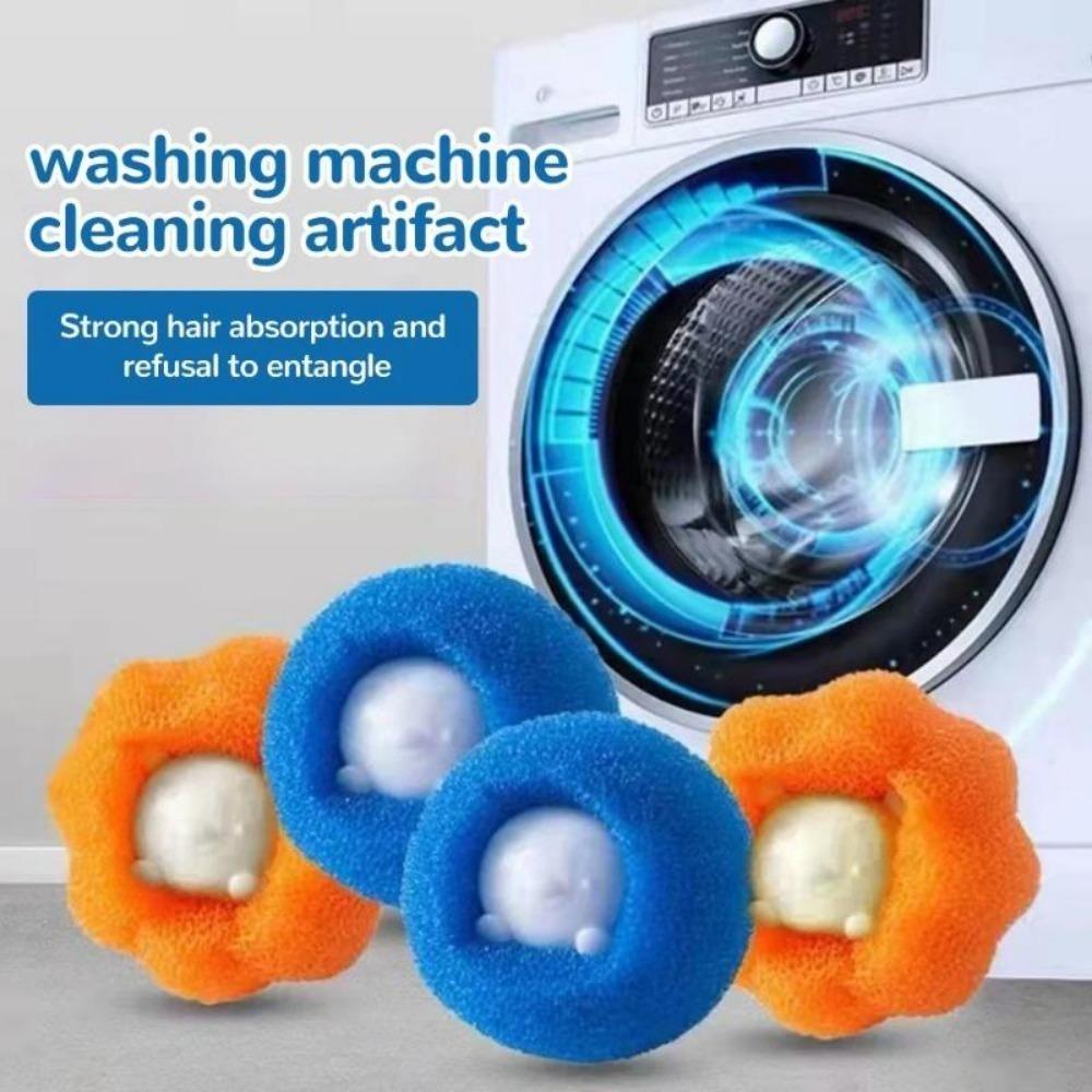 6Pcs Laundry Ball Kit Reusable Washing Machine Clothes Hair Cleaning Tool Pets Hair Catcher Household Cleaning Laundry Balls