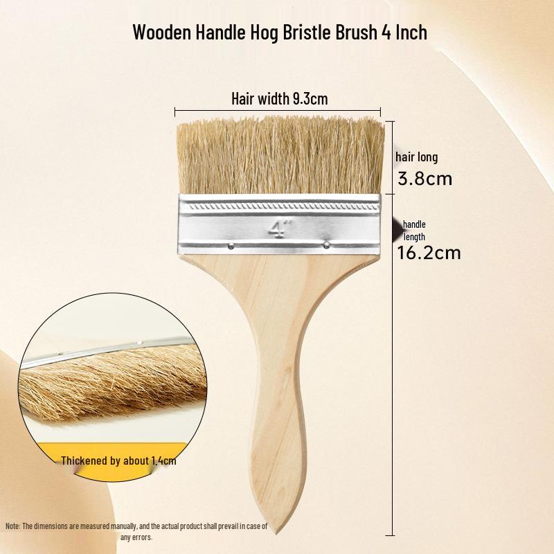 Multifunctional Nylon Brush: BBQ, Paint, Cleaning, 1-12 Plate Sizes
