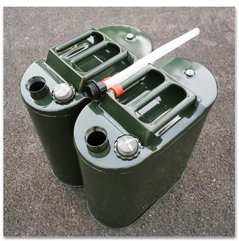 Tinplate Metal Gasoline Can 10L/20L/30L Square Fuel Tank Iron Drum for Car Diesel