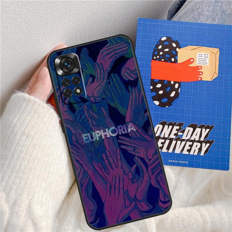 American TV Series Euphoria Funda For Xiaomi Redmi 14C 10C 12C 13C Redmi Note 14 Pro 9 10 11 12 10S 11S 12S 13 Pro Case