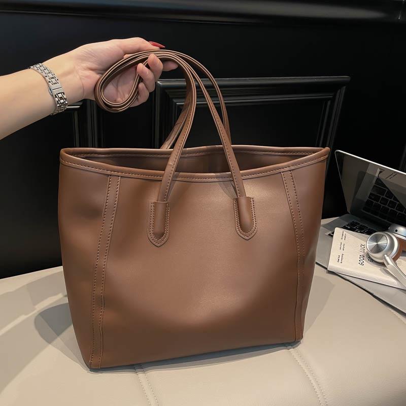 

Высококачественная осенняя сумка-тоут на плечо в корейском стиле большой вместимости