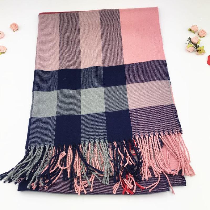 New autumn and winter wind classic babag color yang sticky cashmere scarf shawl couple scarf women