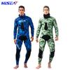 3mm Neoprene Wetsuit Set Freediving Fishing Snorkeling Camo Hooded Thermal Dive Suit Unisex