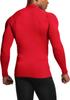 Tesla High Neck Compression Wear UV Long Sleeve Sports Compression Sports Base Layer Men's [Stretchable, Protection, Sweat-Wicking, Quick-Drying]