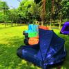 SEE KEAN Outdoor Inflatable Lounge Sofa with Sunshade Canopy