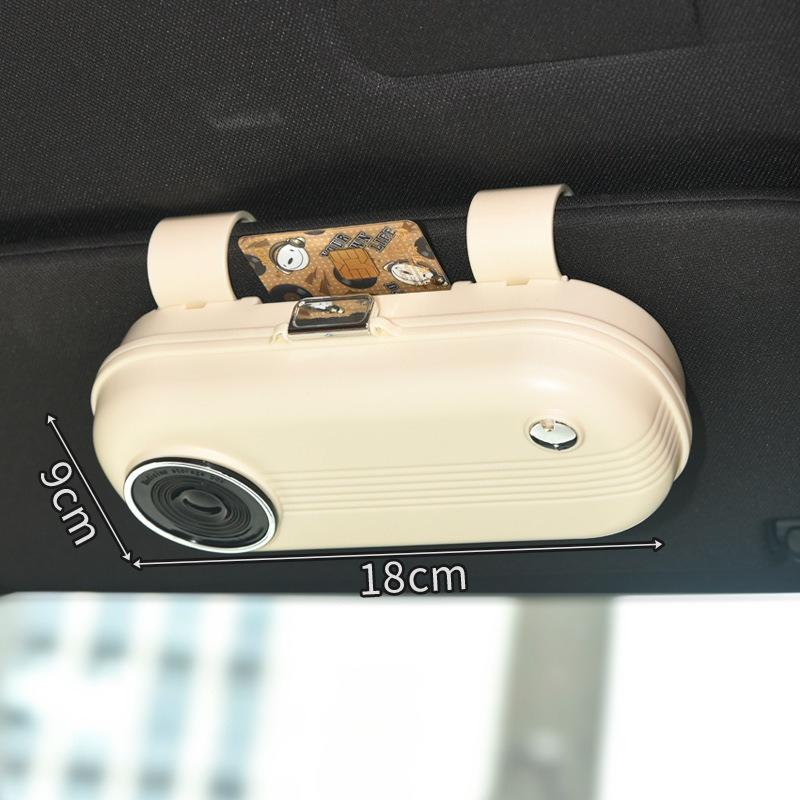 Car Eyeglass Storage and Display Box, Sun Visor, Eyeglass Frame, Sunglasses Storage Box