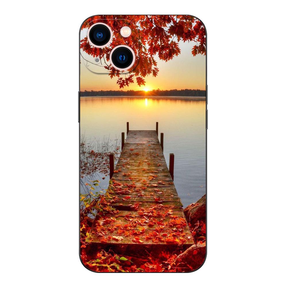 Szenische Berg iPhone Hülle für 14/13/12/11 Pro Max