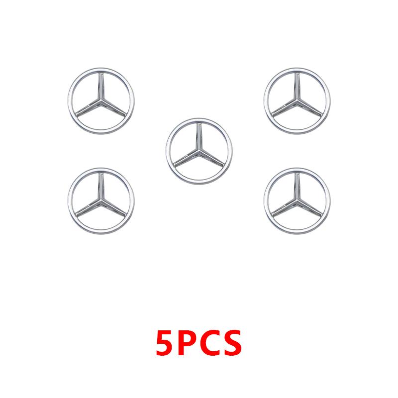 13mm Car Key Emblem Stickers Accessories For Mercedes Benz AMG E S C A B Class GLE GLS CLS GLC CLA GLA GLK GLB W205 W221 W177