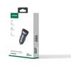 Chargeur voiture - ugreen - 1 usb-c + 1 usb-a - 30w - gris