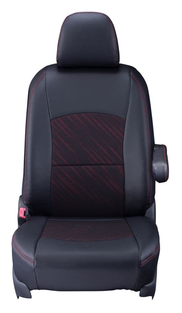 

Clazzio Чехлы на сиденья Полный комплект На заказ Clazzio Cool Черный x Красный N-BOX/N-BOX JF3/JF4 R3(2021)/1~R5(2023)/9 EH-2060 [17EHA2060KA]