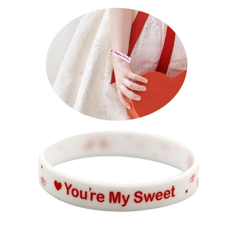 Fun Party Gifts and School Supplies Silicone Wrist Jewelry Gift for Couples