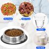 Water Bowl for Dogs and Cats, Stainless Steel Elevated Pet Feeder with Vintage-Style Metal Stand, for Dogs and Cats