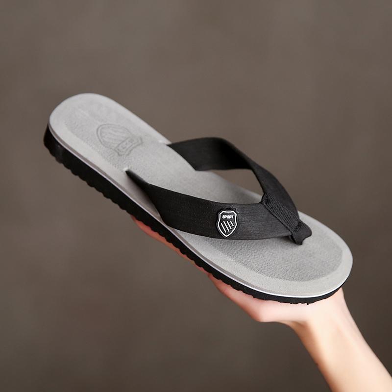 New Sandals Shoes Men Summer Men Flip Flops High Quality Beach Sandals Anti-slip Zapatos Hombre Casual Shoes Man Slippers