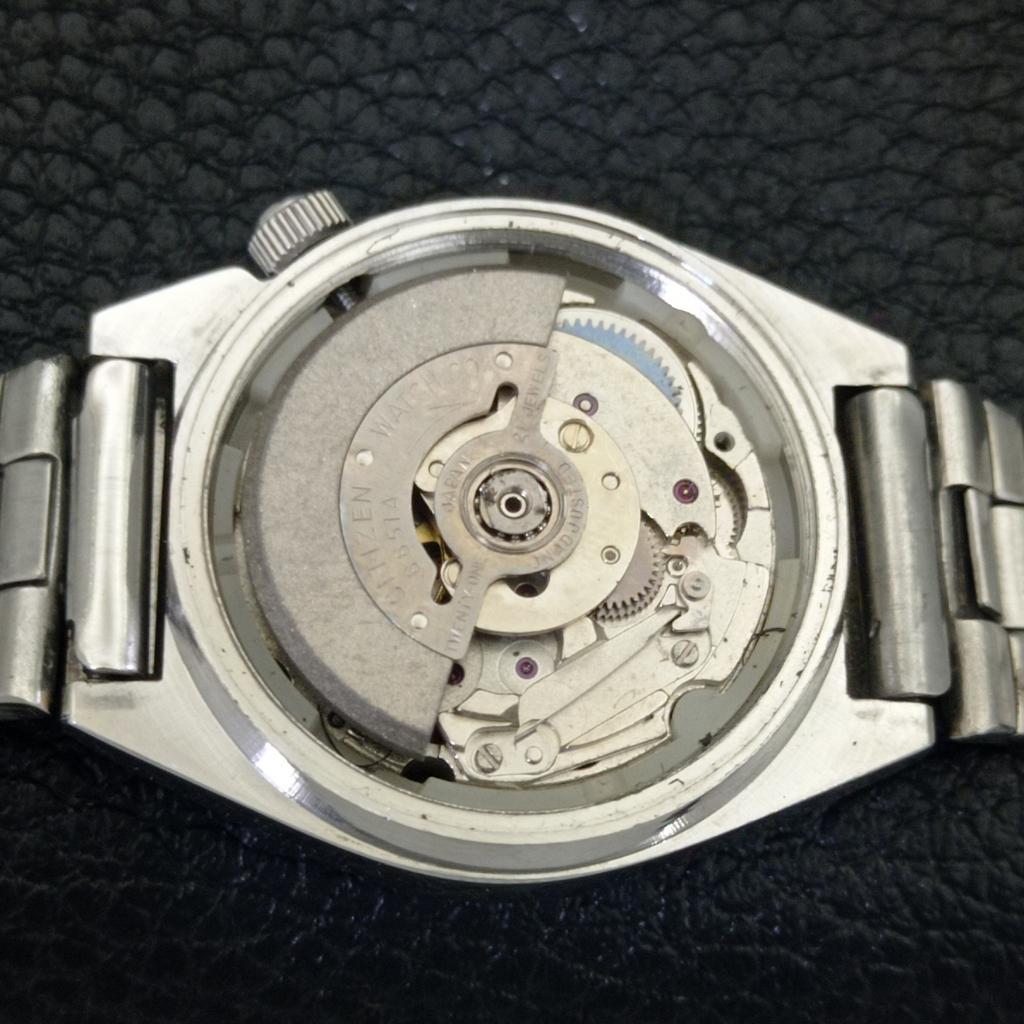 VINTAGE CITIZEN AUTOMATIC 6651A JAPAN WOMENS ORIGINAL DIAL WATCH A704232-1