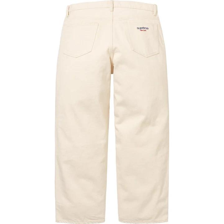 Supreme Baggy Selvedge Jean (25FW) Natural
