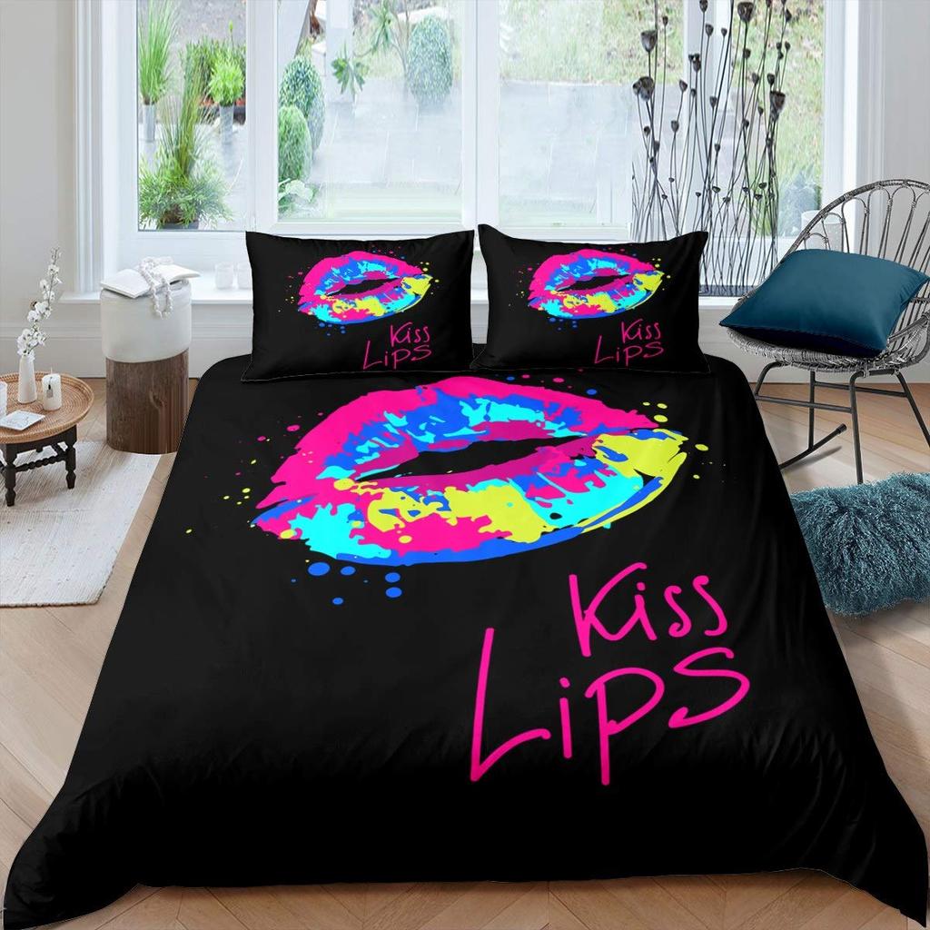 Comfortable Stylish Pattern Duvet Cover Set With Duvet Cover And Pillowcases King Queen Twin Sizes For All Ages