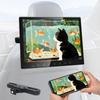 SAKUKA Headrest Monitor HDMI IPS Rear Seat Car Monitor Portable Monitor Monitor Full HD Input Multimedia Playback Speaker Cigarette Lighter Power Easy