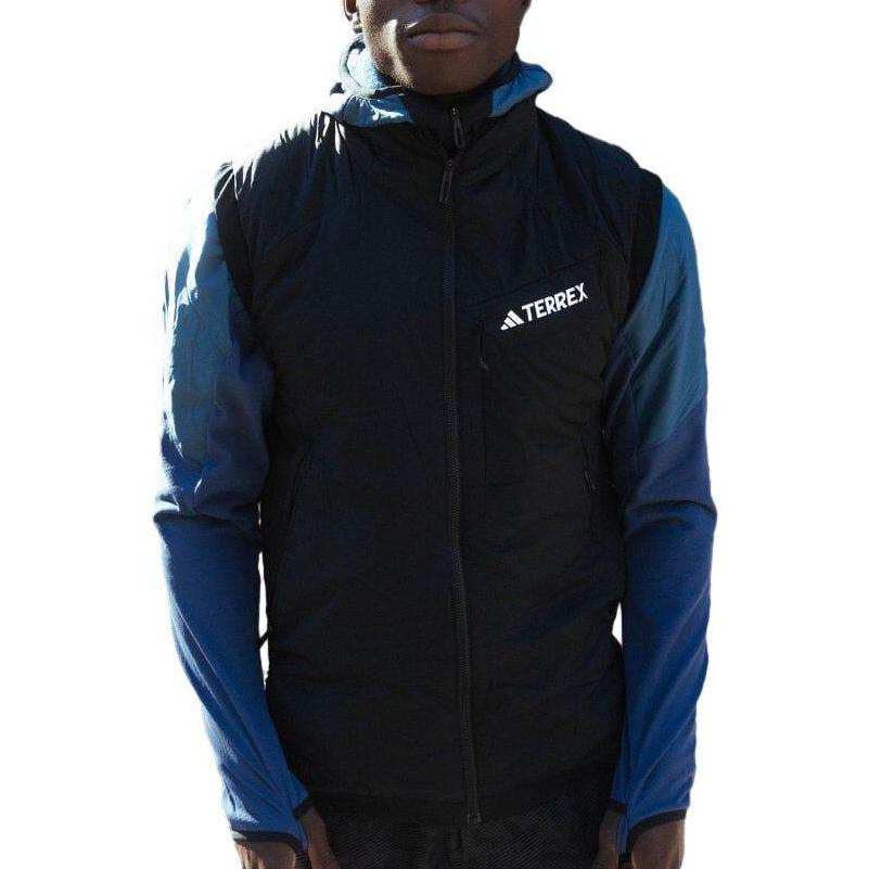 Adidas Vests Men's Black Stand Collar Moderate Other HJ7358