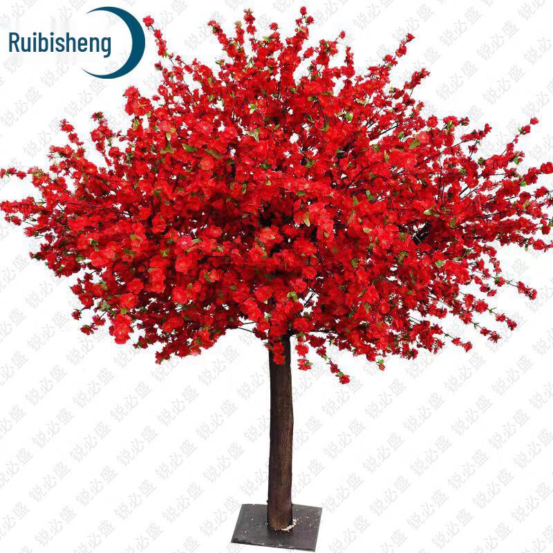 Rui Bisheng Decorative Artificial Peach Blossom Tree