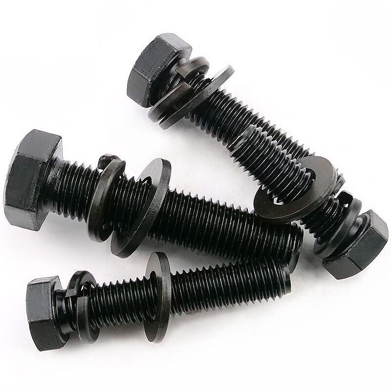 Hesdige 8.8 Grade Blackened Hex Bolt & Washer Set