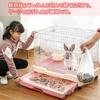 MUYYIKA Rabbit Toilet Sheets, Cage Cleaning Covers, Disposable, Easy to Clean, PE Material, 100 Sheets (60 x 40 cm)