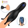 10 Modes Strong Penis Vibrator Glans Exerciser Delay Sex Toys for Flirting Men Male Penis Stimulate Masturbator Sex Products
