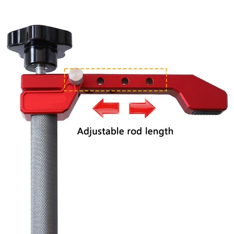 Benches Dog Clamps 19mm/20mm Hold Fast Dog Hole Clamps Adjustable Table Hold Down Clamps for Woodworking Tool