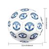 Manchester Crest Size 5 Football Machine Sewn Indoor/Outdoor Training and Matches Ideal for Soccer Enthusiasts Distinctive Home Decor And Party Gift
