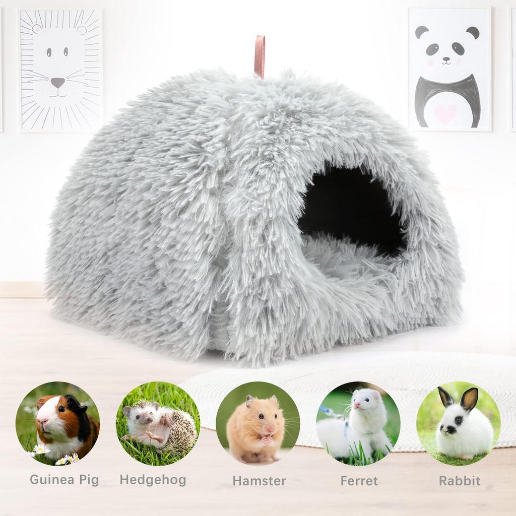Cozy Pet Bed: Enclosed Tent for Cats, Dogs, Hamsters, Guinea Pigs, Rabbits & Small Pets
