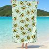 1 Stück Süßes Avocado Strandtuch, Sonnenschutz Winddicht, Vielseitig einsetzbar, für Schwimmbad Camping Reisen Strand Outdoor Tägliche Nutzung