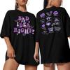 Women Oversized Tee Shirts Retro Country Music Style T-shirts Short Sleeve Cotton Casual Fashion Loose Top Summer Streetwear Unisex Round Neck Tee