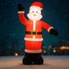 5.91FT Inflatable Santa Claus Toy Xmas Yard Lawn Party Decoration Festive Gift With LED Litghts Christmas Supplies Home Ornament