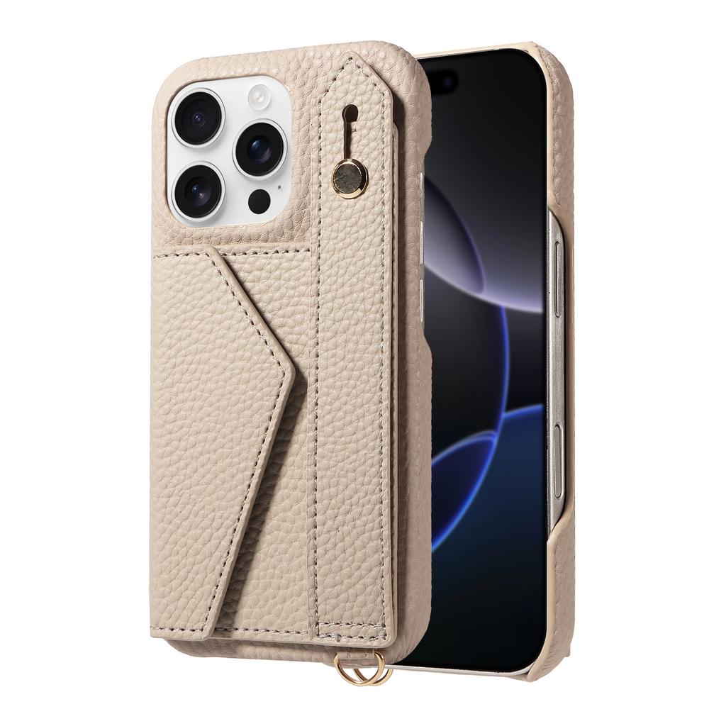 Leather Phone Case for IPhone16e 16promax 15plus 14promax 14plus 13promax13mini Shockproof Anti-Drop with Stand and Wallet Cover
