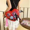 Personalized and creative small bag women's  new Mori fashion rivet niche transparent shoulder bag crossbody love bag