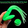 Luminous Biomimetic Silicone Octopus Bait for Sea and Boat Fishing