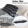 Carbon Fiber Door Handle Cover Accessories for  Chevrolet Sonic AVEO Holden Barina 2011 2012 2013 2014 2015 2016 2017 2018