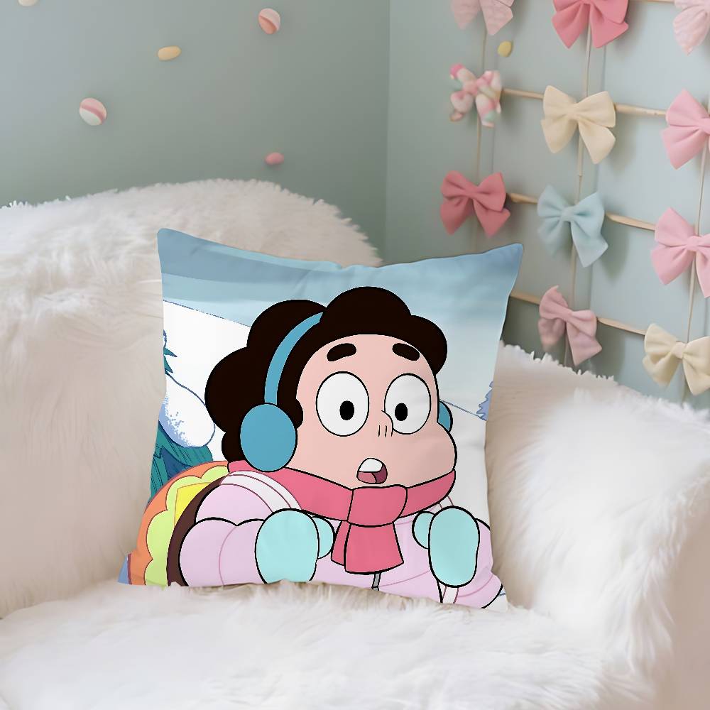 Steven Universe Strawberry Field Pillow Case Throw Pillow Cover Nordic Vintage Style Cushion Covers Living Room Sofa Couch Seat