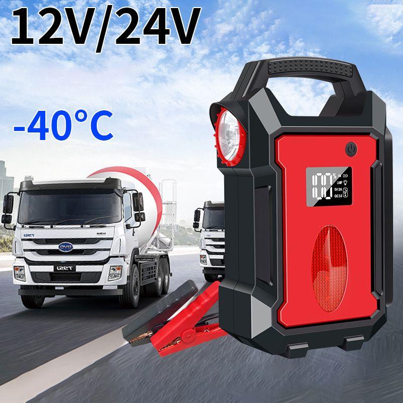 Автомобильное зарядное устройство 12/24 красный/чёрный — фото 2