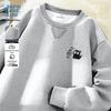 Jeanswest Herr Tungviktig Grafisk Pullover Sweatshirt
